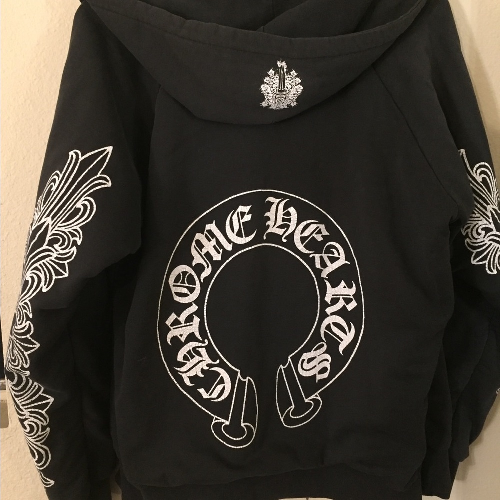 Chrome Hearts Thermal Lined Zip Up Hoodie